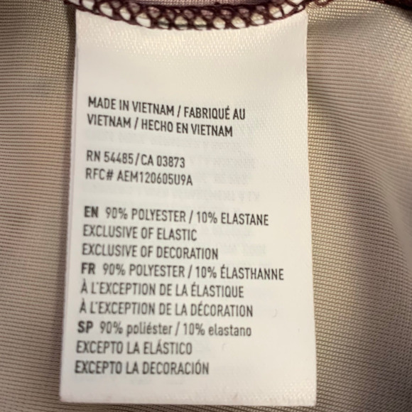 AE Outfitters Y2K Top Women's Large Off-Shoulder Watercolor Rock Concert Velvet - Picture 5 of 7